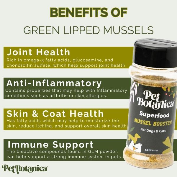 Pet Botanica - 青口貝超級食物粉 Superfood Mussel Booster