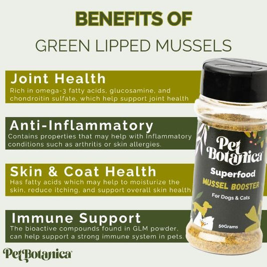 Pet Botanica - 青口貝超級食物粉 Superfood Mussel Booster