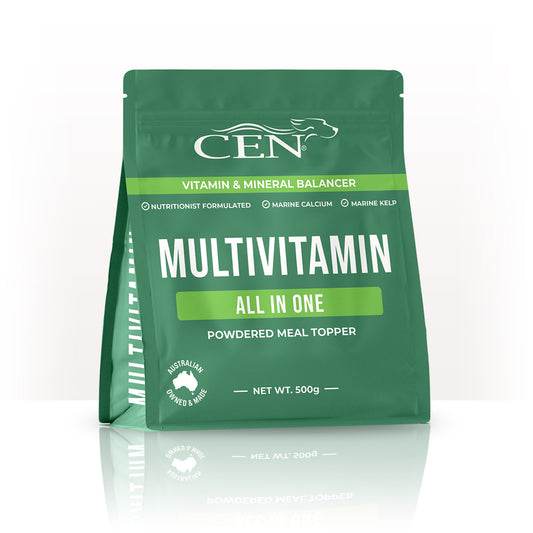 CEN 犬用綜合維他命粉 500g 正面